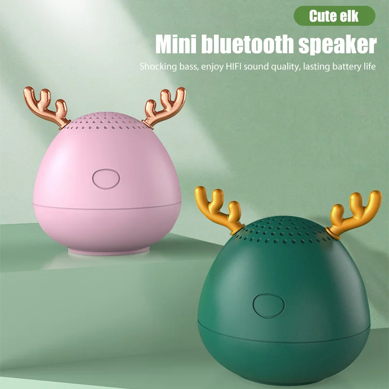 Беспроводной Bluetooth-динамик с изображением оленя диагональ дюйма | Электроника