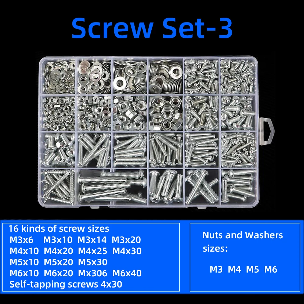 Метрический винтовой станок оцинкованный крестовой винт m2-m5 круглая головка