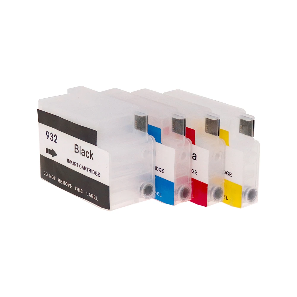 Cartucho de tinta recargable con Chips ARC, para impresora HP932 933, HP Officejet 6100, 6600, 6700, 7110, 7610, 7612, 7510, 7512