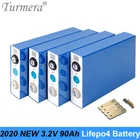 Литий-железо-фосфатный аккумулятор Turmera, 2020 в, 90 Ач, для электролодки, бесперебойный источник питания, 12 В, 3,2