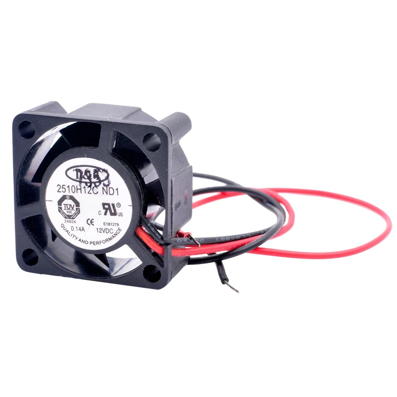 Небольшой охлаждающий вентилятор 2510H12C ND1 2 5 см 25 мм 25x25x10 12 В 12500 А об/мин для