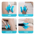 Mini Neck Massager Function Massage For Neck Back Head Plastic Triangle Shape Electric USB Beauty Anti Cellulite Body Relaxation