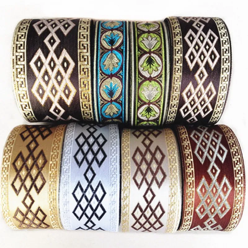 1 м вышитая лента с цветочным узором народный-изготовленный на заказ домашний