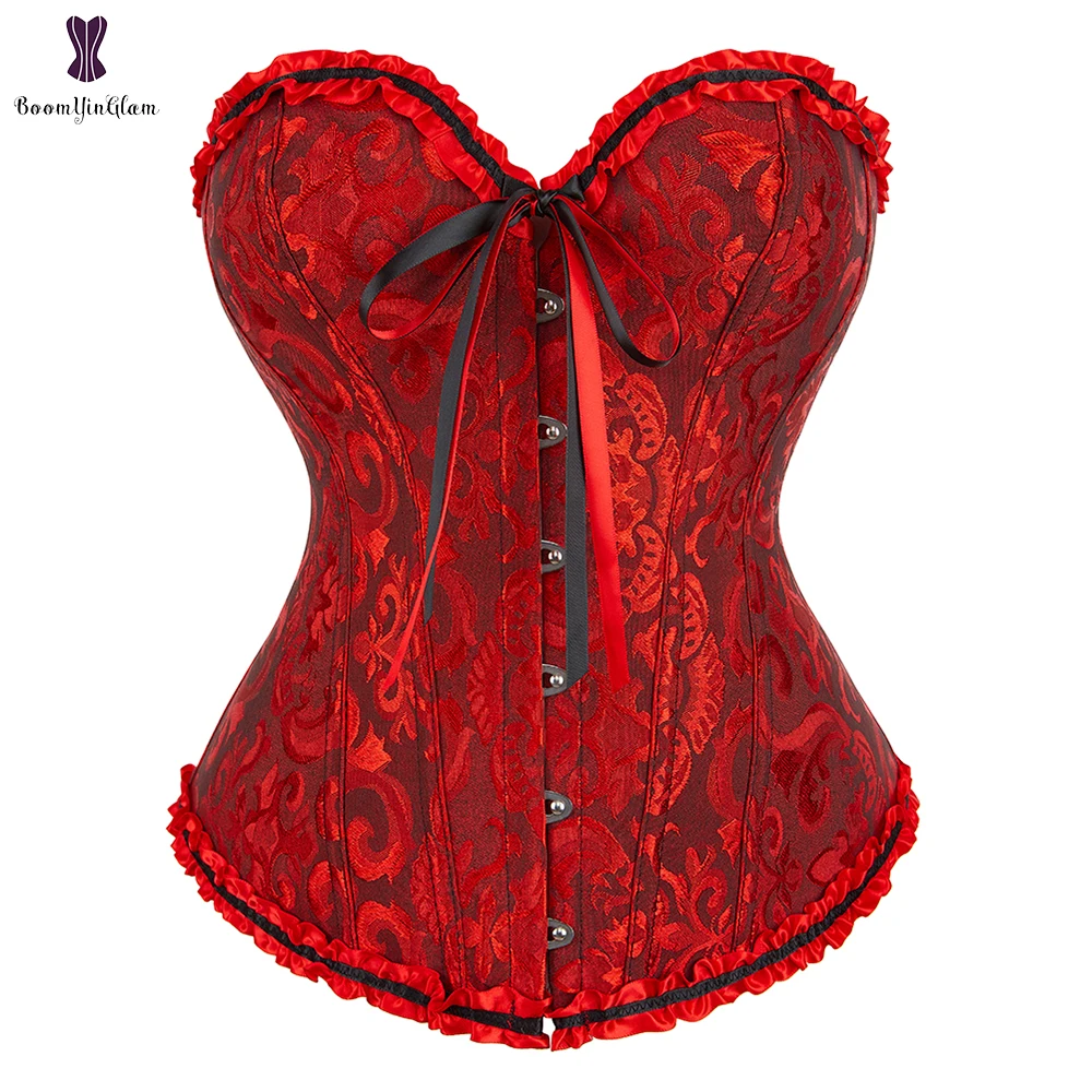 Женский корсет-бюстье с цветочной вышивкой | Женская одежда