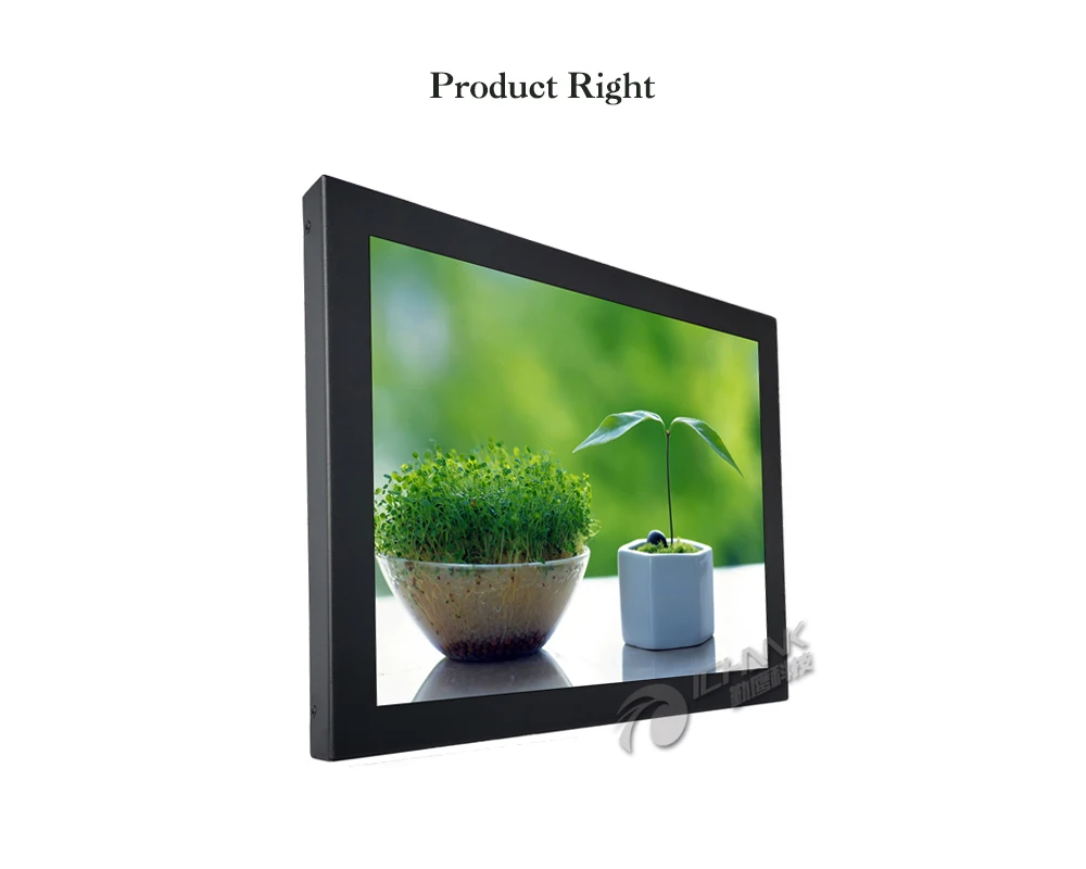 ZB120TN-DV2/12 дюймов 1024x768 HD металлический чехол DVI VGA дисплей монитор ЖК-экран с закаленным защитой от царапин защитное стекло