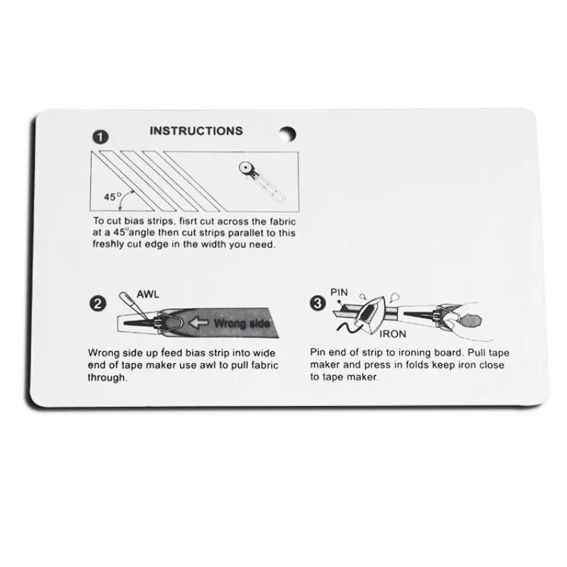 

XUGAR 4/5pcs 6/12/18/25mm Sewing Tool Accessory Bias Tape Maker Fabric Binding Maker Bias Binding Tools For Sewing Quilting