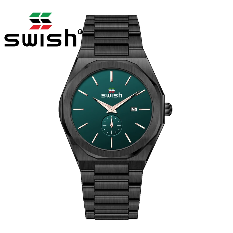 Свист 2020 Черный хронограф мужские модные спортивные военные часы кварцевые из