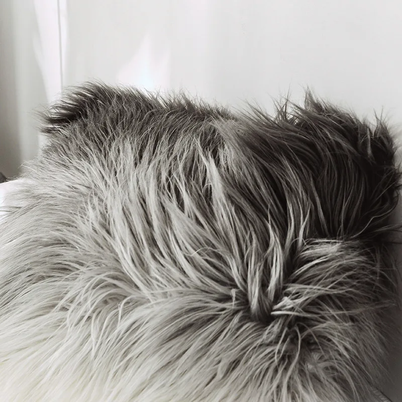 Стул чехол для подушки декоративный плюшевый меховой Чехол дивана обратно Home Decor