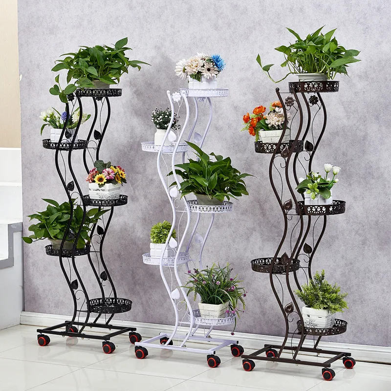 Цветок металлическая подставка 3/4/5 слоев железная Цветочная полка для Гостиная