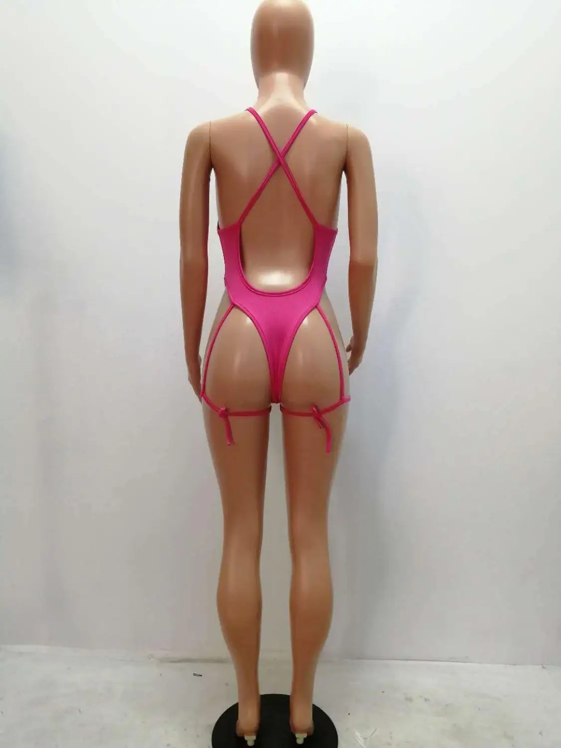 Сексуальный цельный купальник с глубоким V-образным вырезом женский бикини Maio