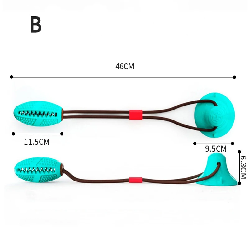 Игрушки для домашних животных силиконовые чашки всасывания канат собачья