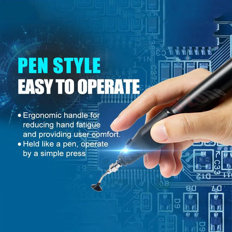 Pro'sKit MS-B126 мощный Электрический Вакуумный патрон Антистатическая всасывающая