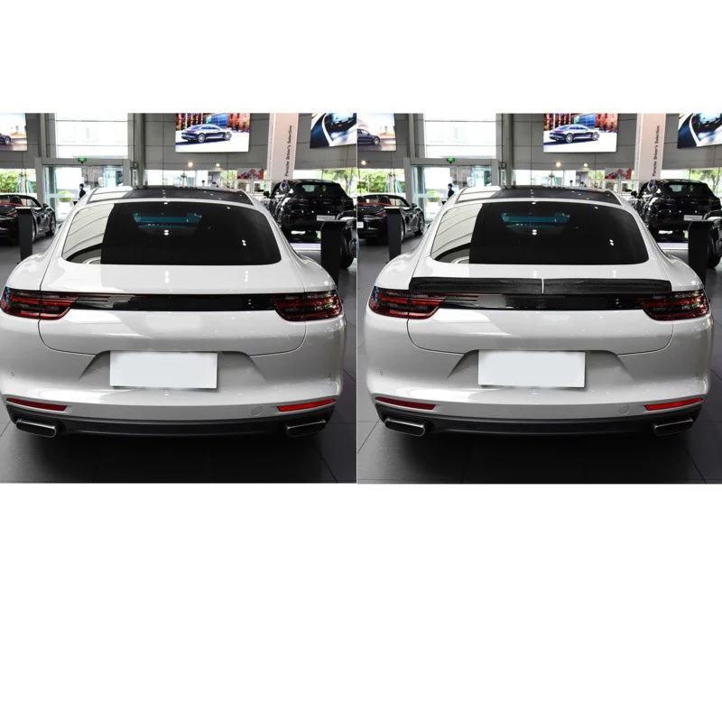 

Fit For Porsche 971turbo 2018-2021 real carbon fiber two-stage rear wing modified exterior accessories