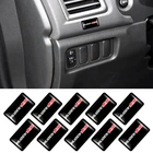 10 шт., эпоксидная смола, 3D Автомобильные наклейки, эмблема Mugen, автомобильные внутренние детали, украшение для Honda Civic Accord CR-V Fit VTEC City Stylin