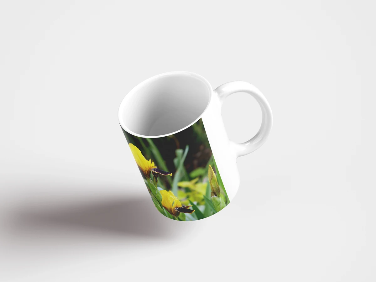 Mug &quotIris flower spring" 320 ml mug iris spring | Дом и сад