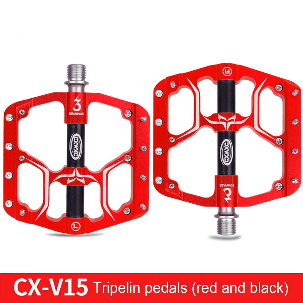 Велосипедные педали 3 герметичных подшипника широкая платформа из сплава детали