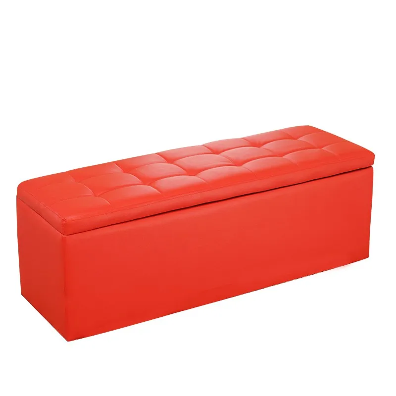 Креативный кожаный столик для хранения обуви взрослых и детей диван скамейка