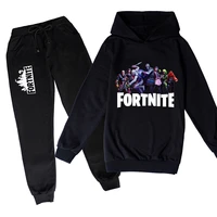 fortnite new kids tracksuit girls clothes set fashion clothes hoodies and pants children sportwear clothing casual sport suit