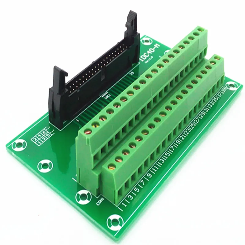 IDC40 2x20 контактов 0 1 &quotмужская верхняя переходная плата клеммный блок