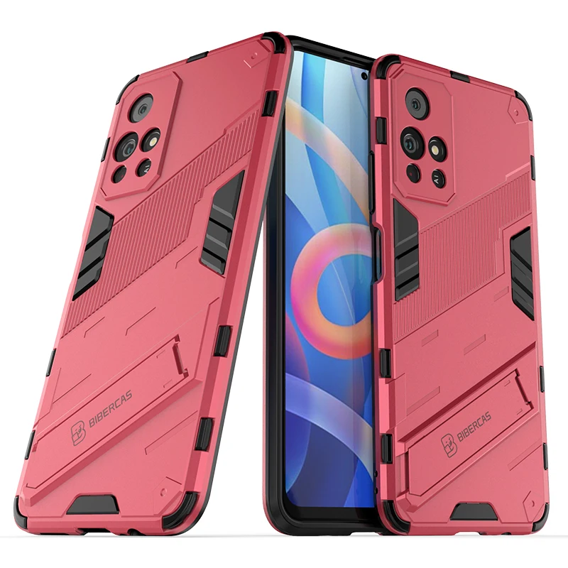 

Fashion Shockproof Armor Rugged Phone Case For Xiaomi Redmi Note 11 Pro Plus Anti Fall Protect Car Magnetic Bracket Back Cover