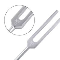 528 hz tuning fork with silicone hammer cleaning cloth for healing relaxation q84c