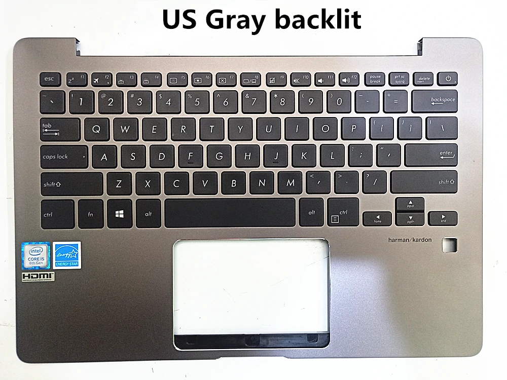 Клавиатура для ноутбука/noebook US JP с подсветкой верхняя крышка корпуса Asus zenbook UX331