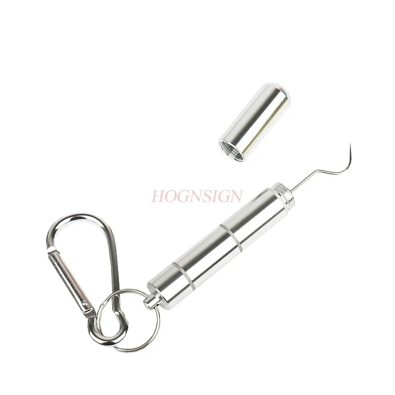 Зубочистка металлическая зубочистка из нержавеющей стали крюк для зубочистки