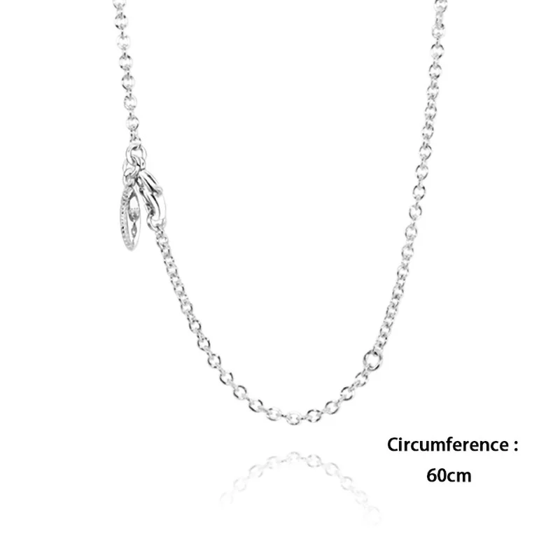 

Special offer Necklace Women 925 Sterling Silver Basic models silver necklace Popular Women Birthday Gift DIY