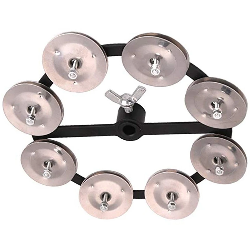 Портативный ударный Тамбурин с барабаном Hi-Hat со строком из сплава музыкальные