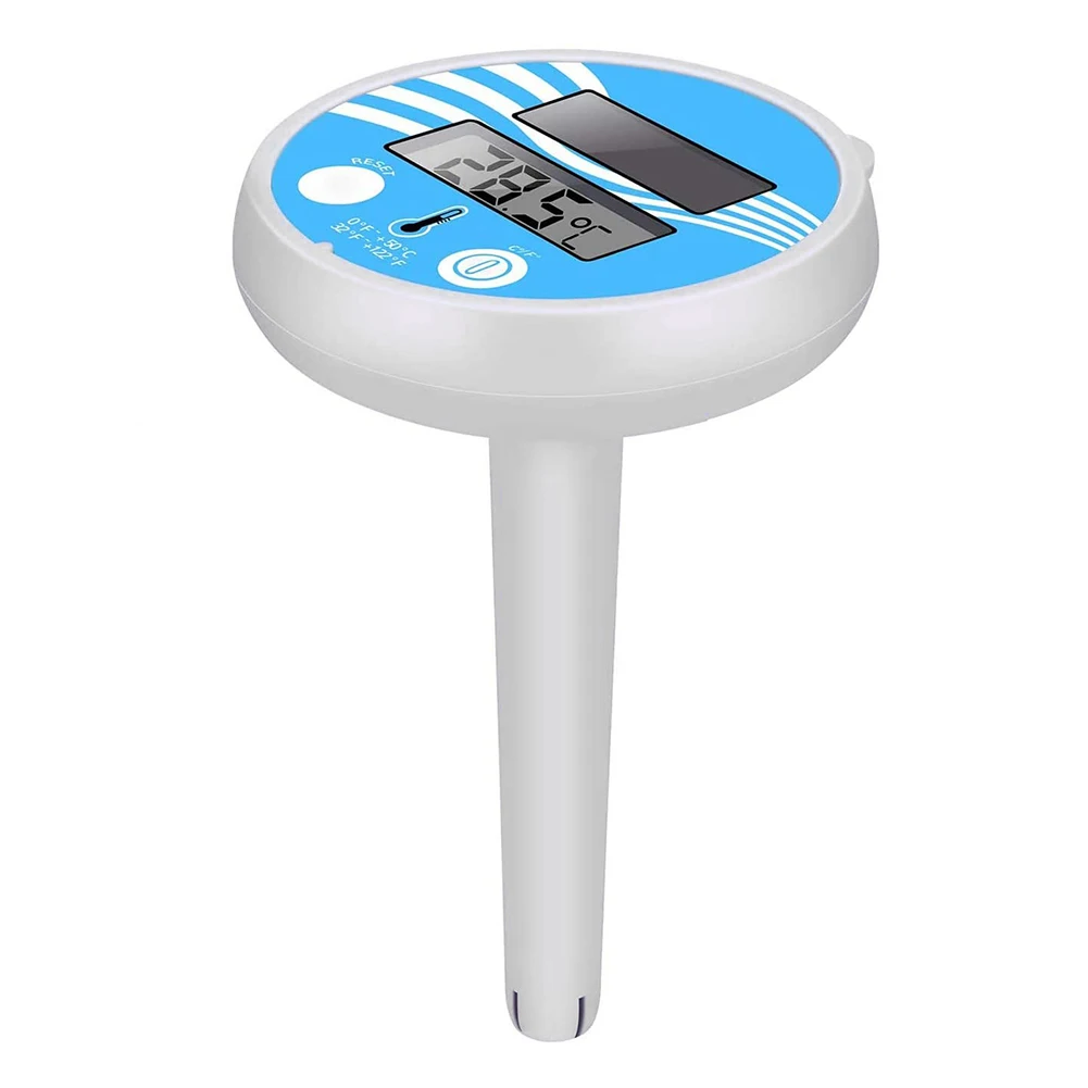 

Digital Solar Pool Thermometer,easy to read and shockproof, suitable for all outdoor/indoor swimming pools,spas,hot tubs,pond