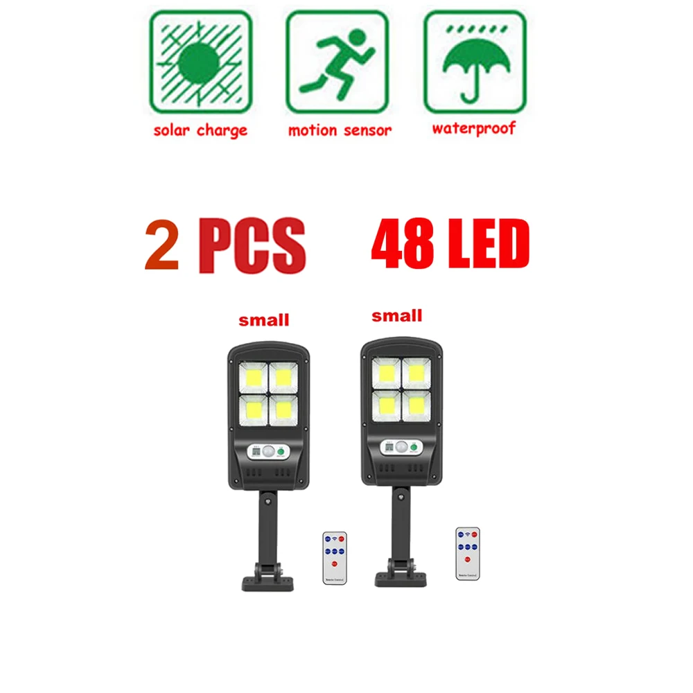 

2 шт., солнесветильник Водонепроницаемые светодиодные лампы с датчиком движения