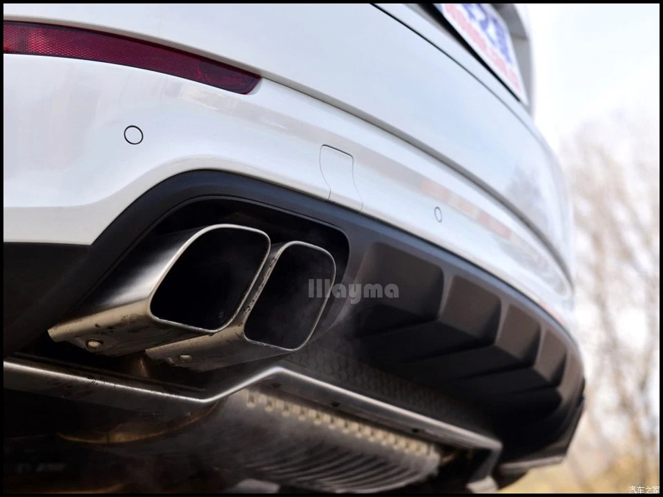 Серебряный приседающий Хвост Глушитель для выхлопной трубы для Porsche New Cayenne 959 Cayenne s turbo GTS глушители из нержавеющей стали