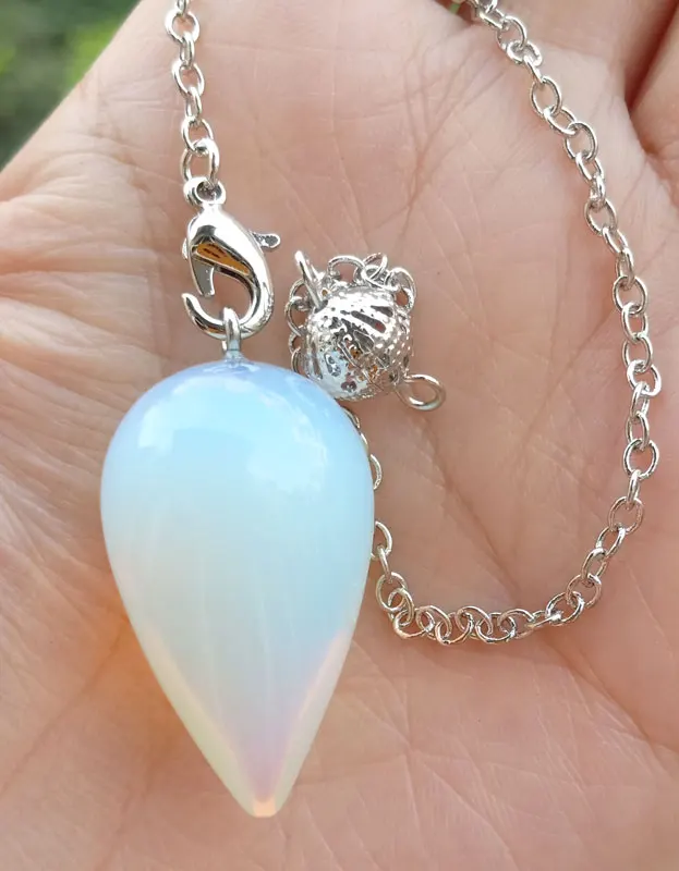 Аметист Роза кварт Лапис тигровый глаз Опал подвеска Маятник драгоценные камни