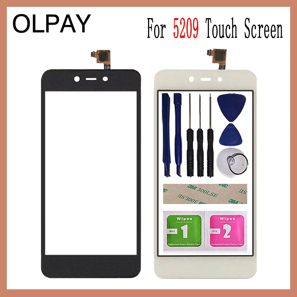 OLPAY 5," для BQS BQ-5209L Strike LTE 5209 сенсорный экран стекло дигитайзер панель объектив сенсор инструменты Бесплатный клей и салфетки