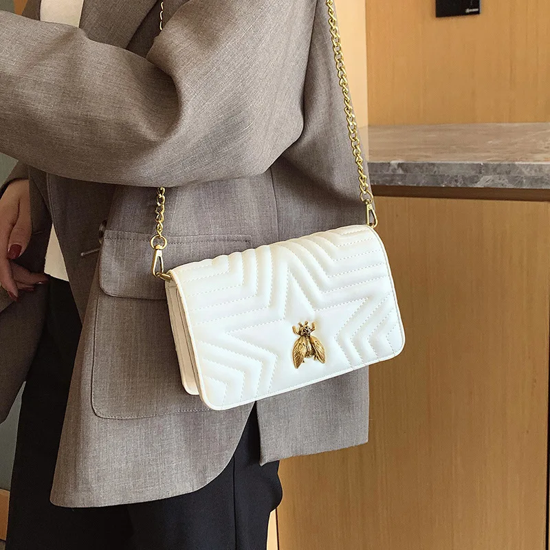 

Luxury Ladies Popular Small Square Bag Fashion Women Bag Designer Cartoon Shoulder Messenger Bag Wild Chain Female Handbag