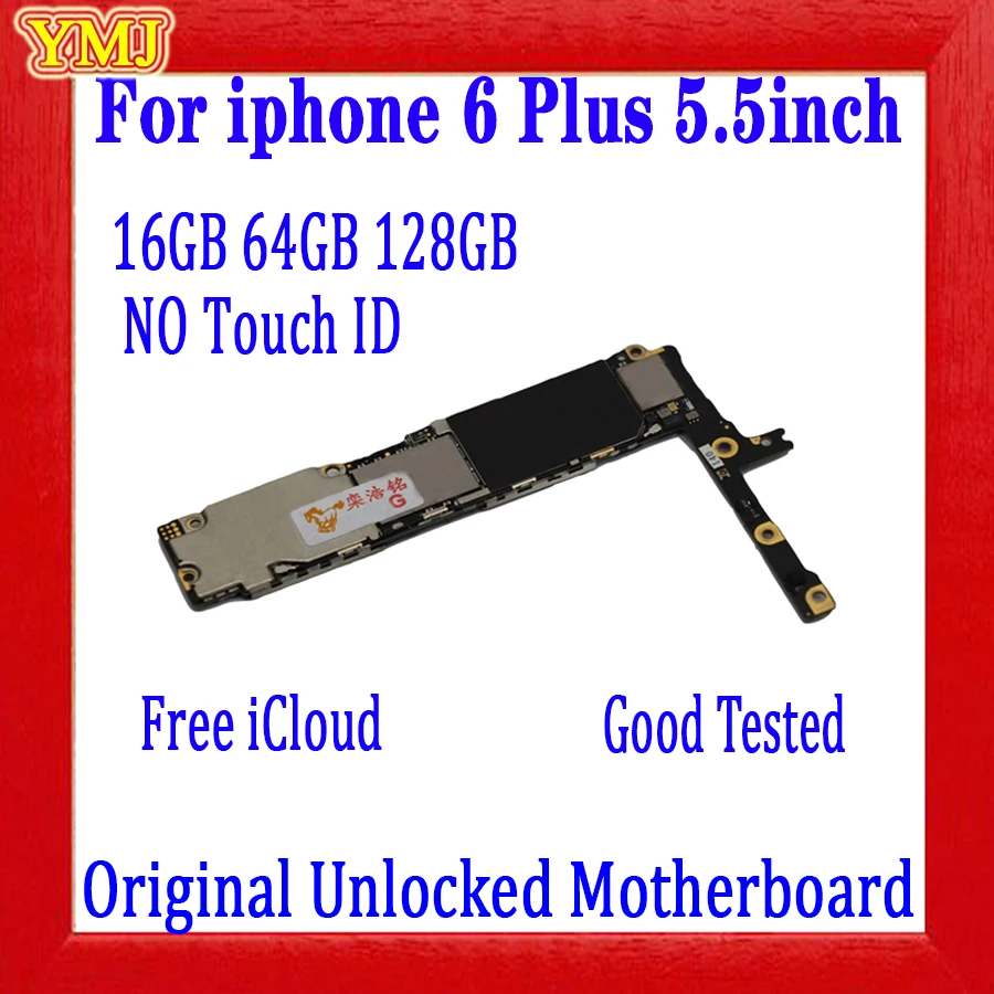 100% оригинальная разблокированная материнская плата для iphone 6 plus 5 дюймов с
