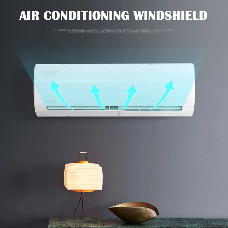 

Air Conditioner Windshield Cold Wind Deflector Retractable Baffle for Home Office Hotel CFE