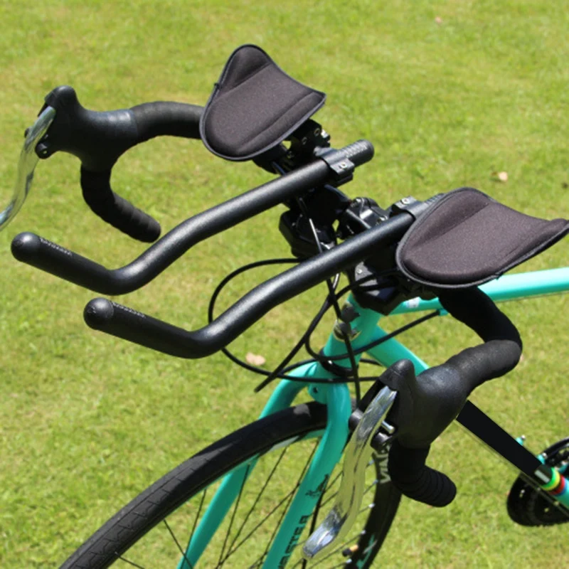 

Cycling Bike Rest Handlebar Bicycle Relaxation Handle Bar Triathlon Mtb Road Bike Arm Rest Bar Bike Aerobar Style B