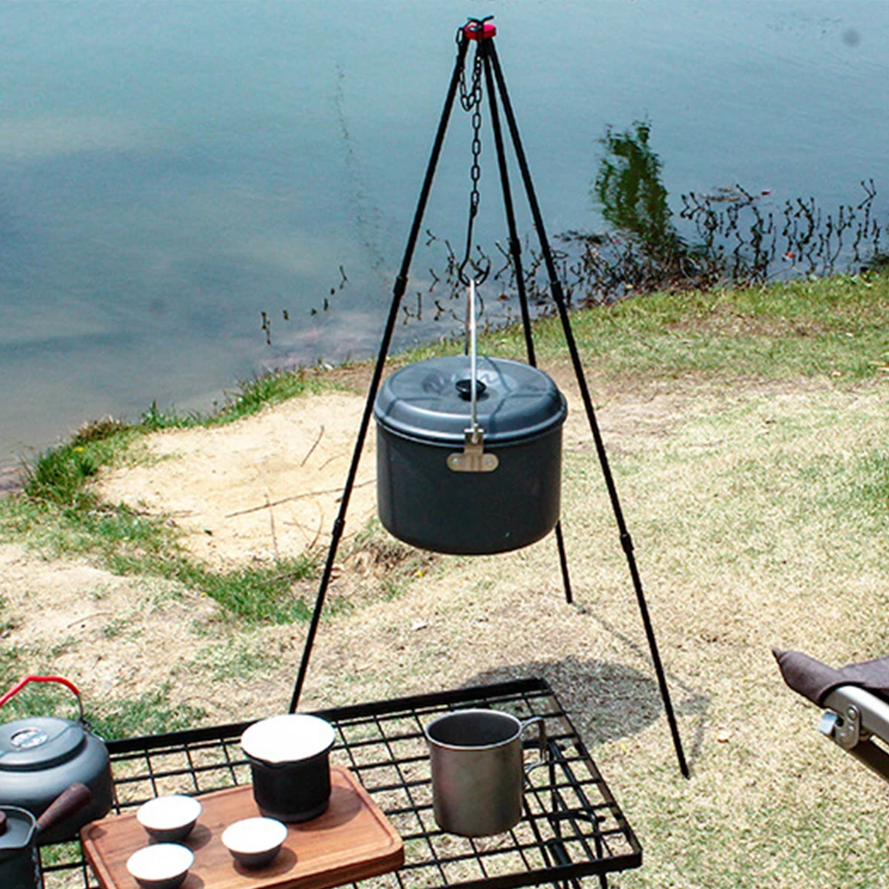 Уличная посуда для пикника sunчлен штатив прочный портативный крючок из
