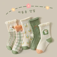 1 12 yrs 5 pairs kids socks winter socks cotton kids socks warm winter socks for baby girls cute cartoon newborn toddler socks