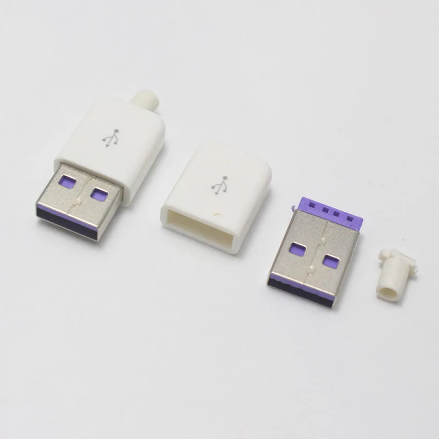 2 комплекта 3A Быстрая зарядка данных USB 3 0 штекер DIY ремонт для Xiaomi Redmi 4X Samsung J7 Android