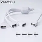 30 см 4PIN RGB разветвитель кабель-удлинитель для отклонения в размерах на 1-2, 3, 4, Way Y Форма шнур провод Светодиодные ленты Разъем для 2835 5050 RGB Светодиодные ленты + шип