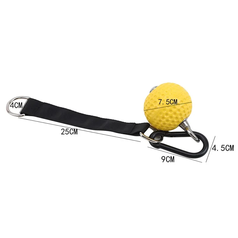 

Finger Trainer Grip Strength Training Arm Muscle Rally Ball Barbell Fitness Hand Grip Ball Stress Relief Trainer