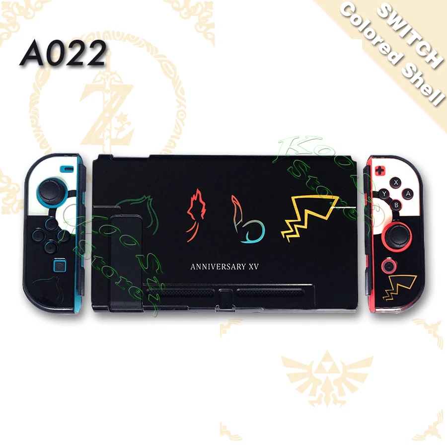 Защитный чехол для консоли nintendo s Zend, цветной чехол Nitendo Switch Crystal Shell, чехол для nintendo Switch Pikachus, тематический чехол