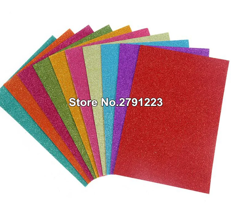 А4/А5 10 шт фоамиран для самостоятельного изготовления блестящая поролоновая