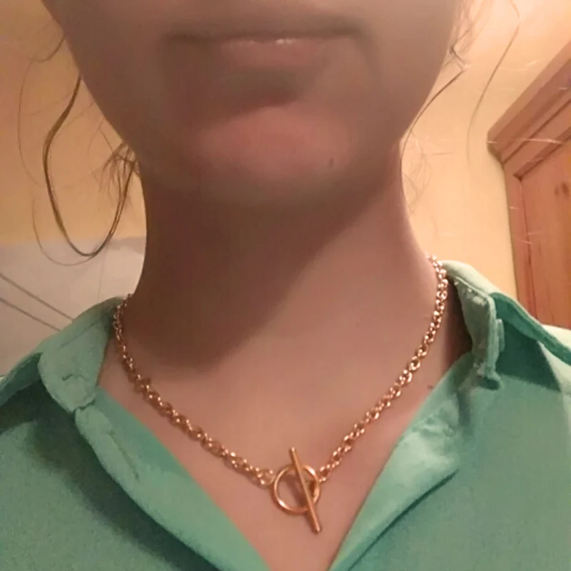 Серебряное/золотое ожерелье из нержавеющей стали с замком, цепочка для женщин и мужчин, металлическая 4 мм ширина, Rolo O, кабельная цепь, переключающаяся цепочка