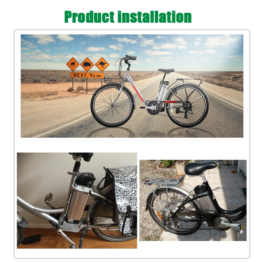 Батарея YOSE POWER Silver Fish Ebike 48В 36В 10ач 12 5ач с USB литий ионный аккумулятор для