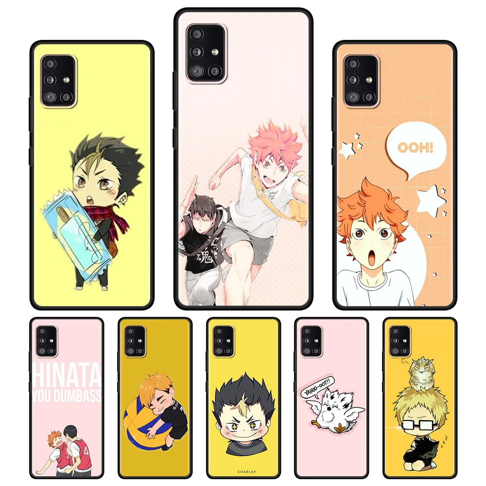 

Case For Samsung Galaxy A51 A12 A21s A71 A31 A02s A11 A41 A01 A02 A72 A42 F42 A52 A32 A22 4G/5G Cover Volleyball Anime Haikyuu