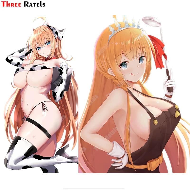 Мобильная игра Three Ratels A726, аниме, Ecorine Of Princess Connect, автомобильная 3D наклейка для скейтборда, ноутбука, автонаклейки