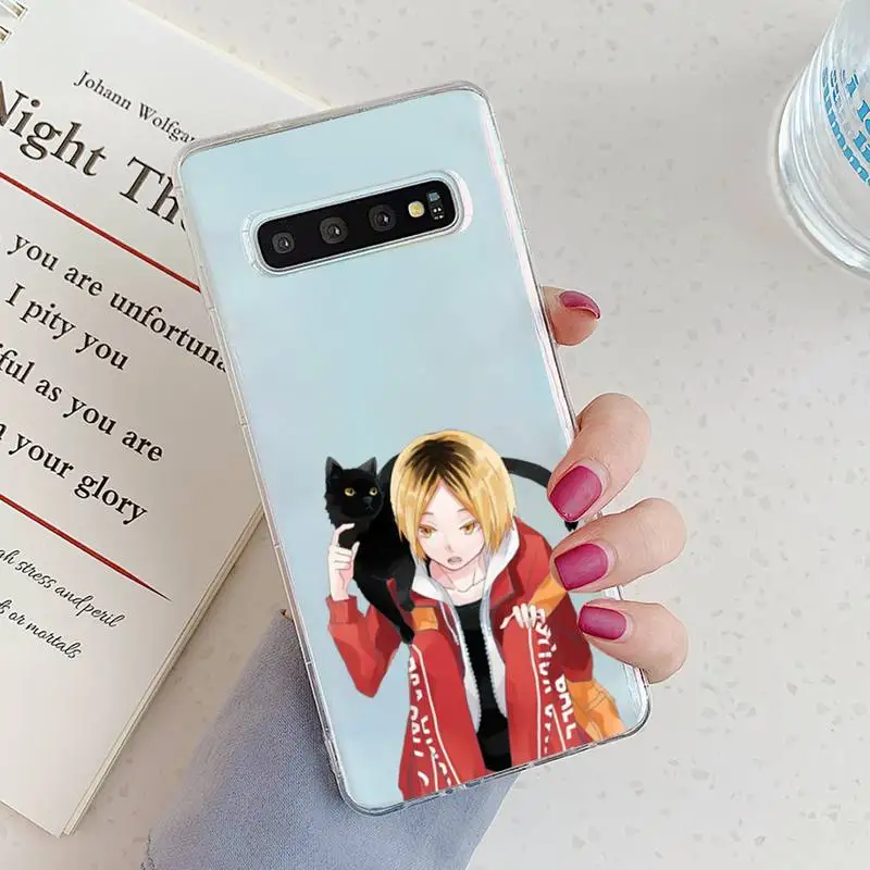 

Kenma Kozume of Haikyuu Phone Case Transparent for Samsung A71 S9 10 20 HUAWEI p30 40 honor 10i 8x xiaomi note 8 Pro 10t 11